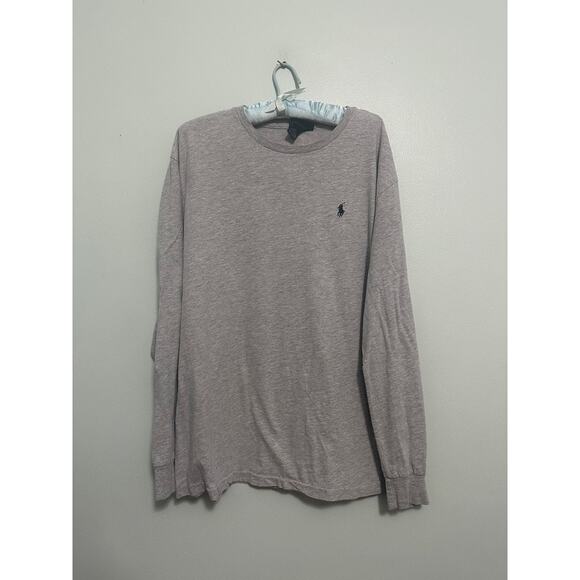 Polo Ralph Lauren gray long sleeve tee size M - Picture 2 of 6